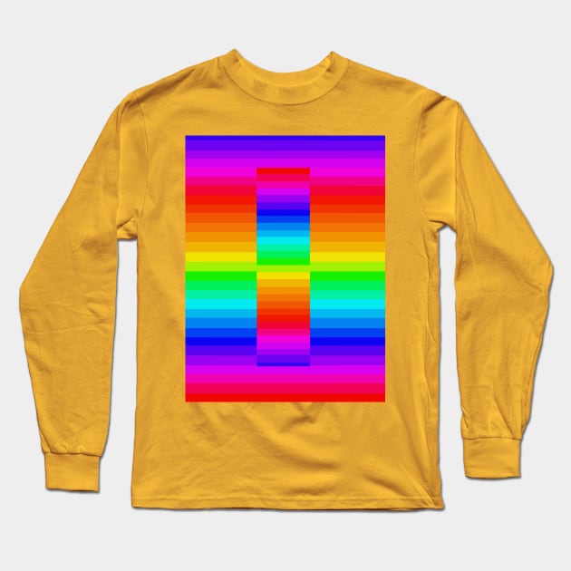 Rainbow Long Sleeve T-Shirt by JGC